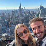 David Beckham Instagram - Fun few days in NYC 🇺🇸 #HarperSeven ❤️