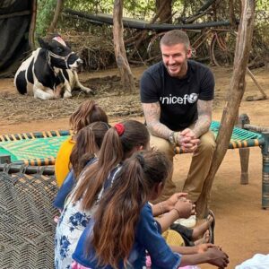 David Beckham Instagram - An incredibly special few days with @unicef here in Gujarat 🇮🇳 It’s a great privilege to see first-hand the work Unicef is doing on the ground to support children and their families. The energy and innovation I have seen here has been so inspiring and I loved hearing the children’s stories and their hopes and dreams for the future. When we empower young people, we see the change they can bring to their communities. @unicefindia 💙