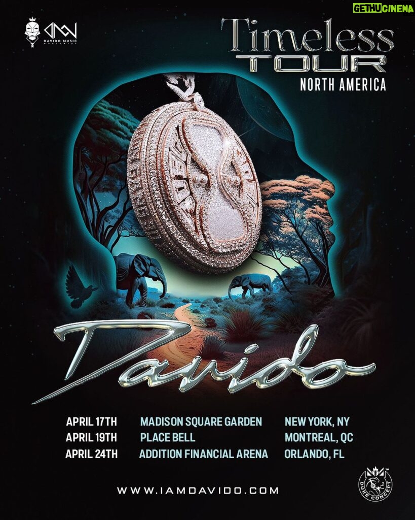 Davido Instagram - North America “Timeless Tour” continues!! I can’t wait to see you guys in April Presale Starts on Wednesday: Presale Code: Timeless New York, Orlando, Montreal Lets do this!!! 🇺🇸🇨🇦