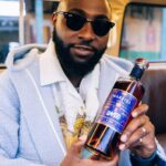 Davido Instagram - 2 years later and still sippin my Martell! No better way to celebrate my renewed partnership with Martell than with my own special Exclusive Blend. Cheers to the TIMELESS spirit that brings us together. 🥃⏳ #DavidoExclusiveBlend