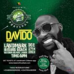 Davido Instagram - West Africa we’re about to light up December ! TIMELESS coming to a city near you ⏳