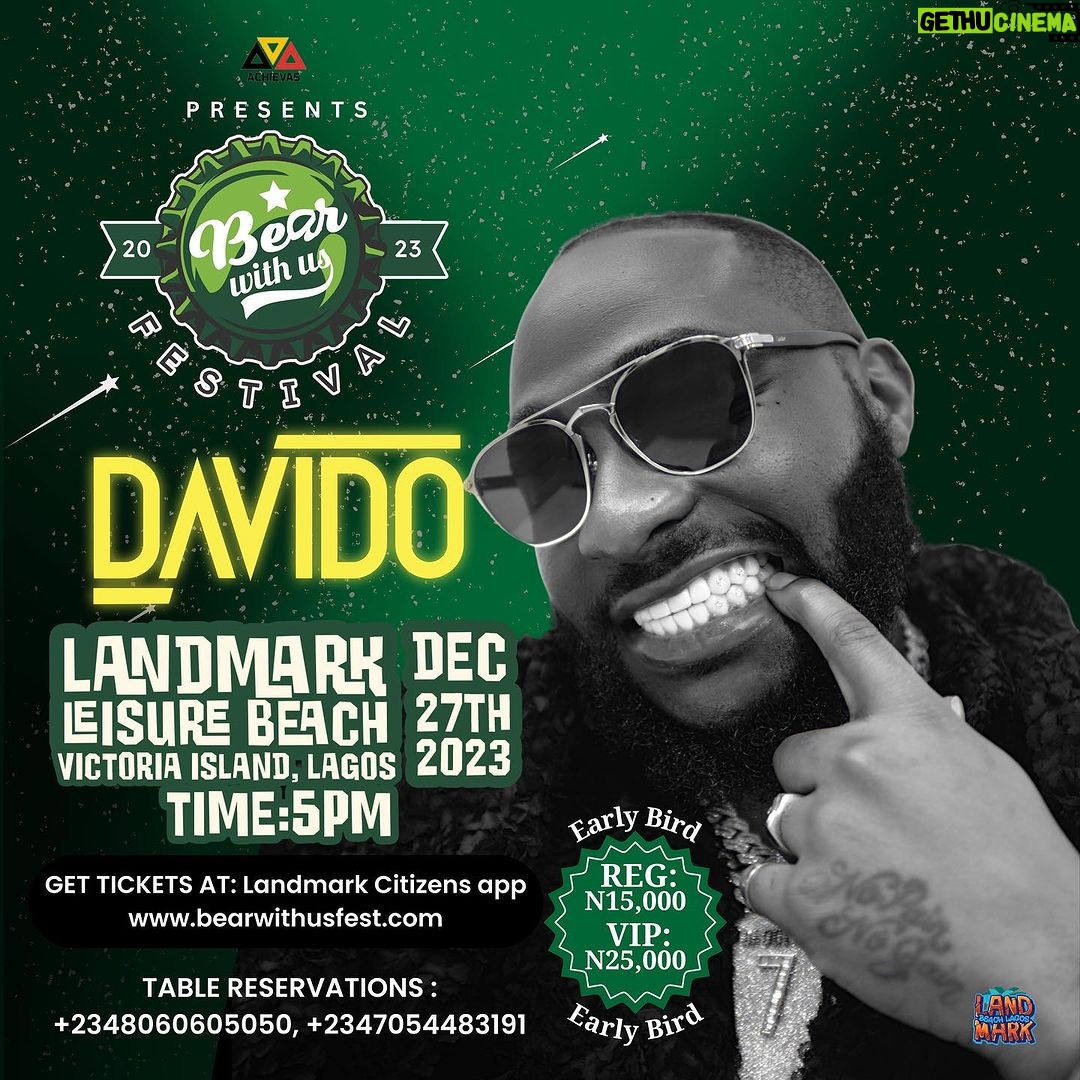 Davido Instagram - West Africa we’re about to light up December ! TIMELESS coming to a city near you ⏳