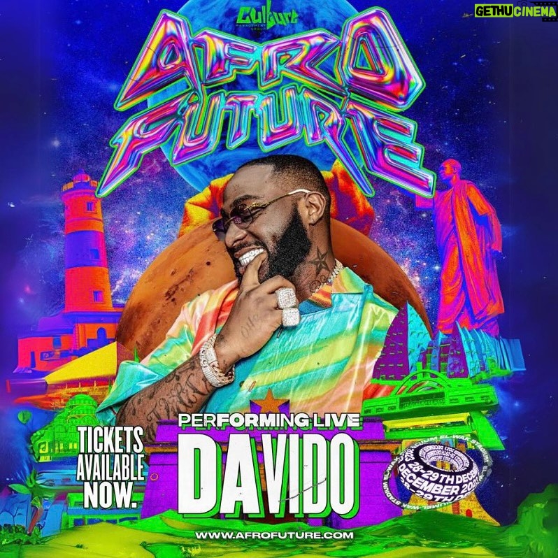 Davido Instagram - West Africa we’re about to light up December ! TIMELESS coming to a city near you ⏳
