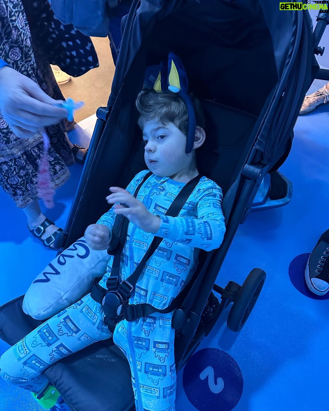 Dawn McCoy Instagram - Last month, our friends and I were treated to a very special press preview experience of @campstores @westfieldcenturycity location to celebrate their newest and most heartwarming immersive 5,000-square-foot adventure – Bluey x CAMP ahead of the public opening. (It opened 11/6!) Created in collaboration with BBC Studios, Waylon and our friends and I stepped inside Bluey’s house (yes “for real life!”), played Bluey’s favorite games, from Magic Asparagus to Keepy Uppy, showed off our best moves in Bluey’s playroom as CAMP Counselors activated DANCE MODE and climbed through an epic two-story pillow fort and a cardboard box castle (with slides!) There were also hidden easter eggs from favorite Bluey episodes nestled throughout the house — garden gnomes, tennis balls, and long dogs galore. It was a day! And even though our littlest Bluey fan got a little sleepy and had to step out for a while, I love that we were able to gift him with this experience. Thank you, @campstores @jaclynsliferbrown @officialblueytv @bbc & @dkcnews Go to camp.com to get your tickets so you & your family can experience the world of Bluey before it’s gone!!🩵