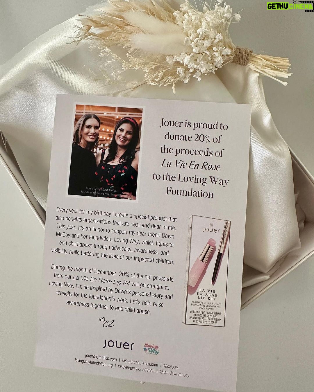 Dawn McCoy Instagram - BIG announcement!!!🎉🍾 I’m so proud to announce that @JouerCosmetics is partnering with @LovingWayFoundation this year to celebrate Founder Christina Zilber’s birthday to launch their La Vie En Rose Lip Kit! 🎉🎂🩷 (scroll to see the product!) It’s a really beautiful, easy & fun way to support @LovingWayFoundation as 20% of all of the net proceeds will go to Loving Way for the entire month of December to help us fight child abuse through advocacy, awareness and visibility while bettering the lives of our impacted children and their caregivers. We are SO honored that our valued Loving Way Board Member @czjouer has chosen us to be her nonprofit partner for this huge launch - and I can’t even tell you what a personal highlight this is as a lifelong beauty product-lover and as someone who has been in the beauty industry for over 20 years as a tv host, writer and former makeup artist and beauty blogger. It just fills my heart.🩷🩷🩷 And GOSH is it pretty! 😍 I can’t wait to wear it and share it with you all. Thank you, Christina and Jouer! And thank all of YOU for always supporting @lovingwayfoundation with your BIG hearts and generosity! And PLEASE - when you buy it and try it, share your pics with us, tagging @jouercosmetics @czjouer @lovingwayfoundation & myself, @iamdawnmccoy. Can’t wait to see y’all shine!✨✨ *Available on www.JouerCosmetics.com TOMORROW, 12/4! (On Christina’s actual birthday!) #JouerxLovingWay #LovingWayFoundation #LovingWay #TeamWaylonMcCoy 📷: @taketheridexo - inset photo by @irik
