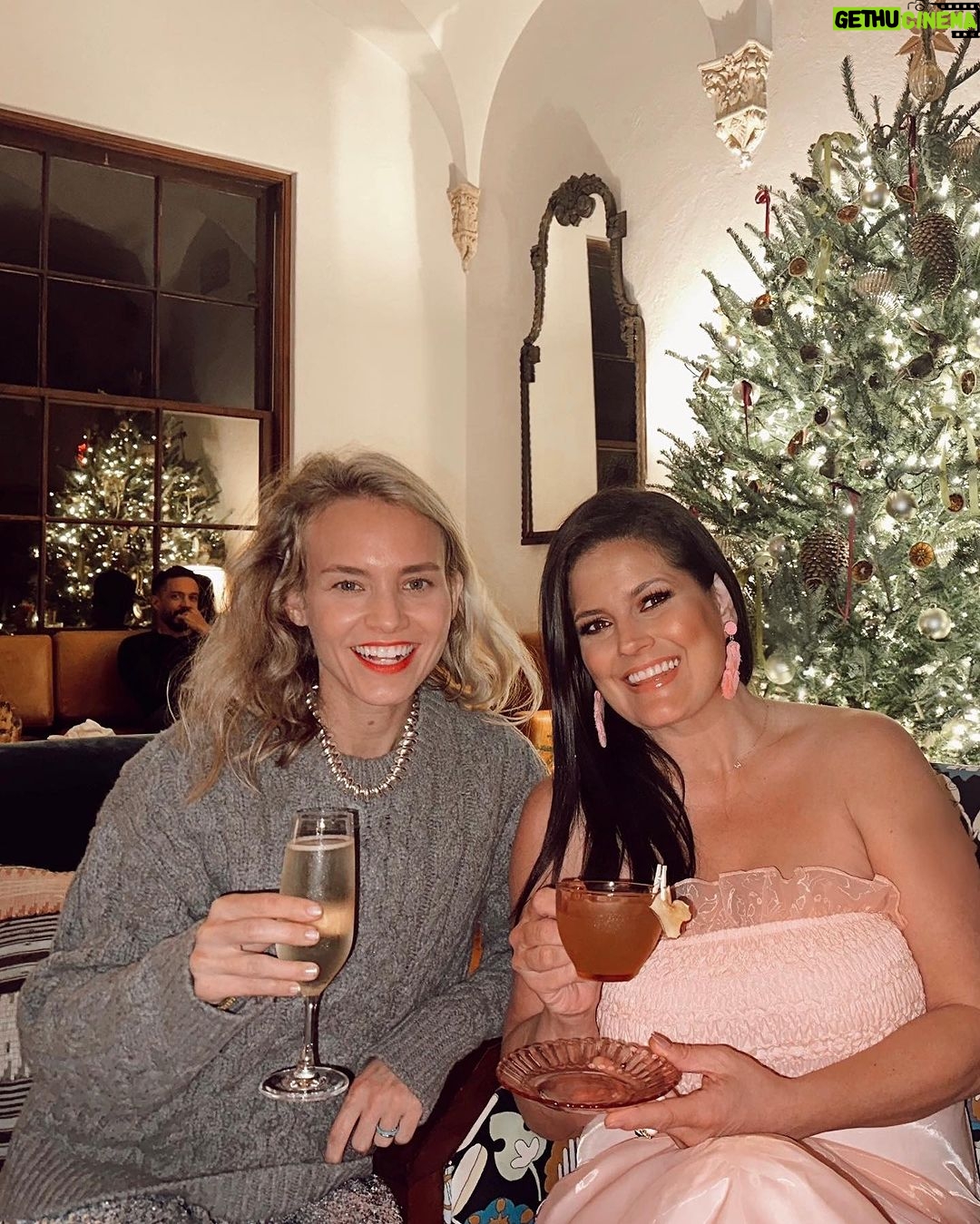 Dawn McCoy Instagram - My birthday week was capped off in the sweetest - and most lovely of style - in Austin, celebrating my actual birthday with my best friend of 35 years (since age 11!) - @suzanne_karotkin at the stunning @commodoreperryauberge, where she is the Experience Manager. And what a birthday experience she gave me!🎂 Fireside Christmas cocktails that tasted JUST like Christmas… Grilled olives with Texas pecans… New friendships forged in front of the fire… A decadent dinner at @lutiesaustin… And a scrumptious red velvet birthday cake from @quacksbakery. But the best part? Just getting to be TOGETHER and talk for hours about the beautiful and ugly and wonderful and hard and unexpected and magical and just ALL OF IT we could fit in there before our magical pumpkins took us back to our magical children. This is my favorite way to do a birthday. Love you, @suzanne_karotkin - and I already can’t wait to get back to @commodoreperryauberge! Commodore Perry Estate, Auberge Resorts Collection