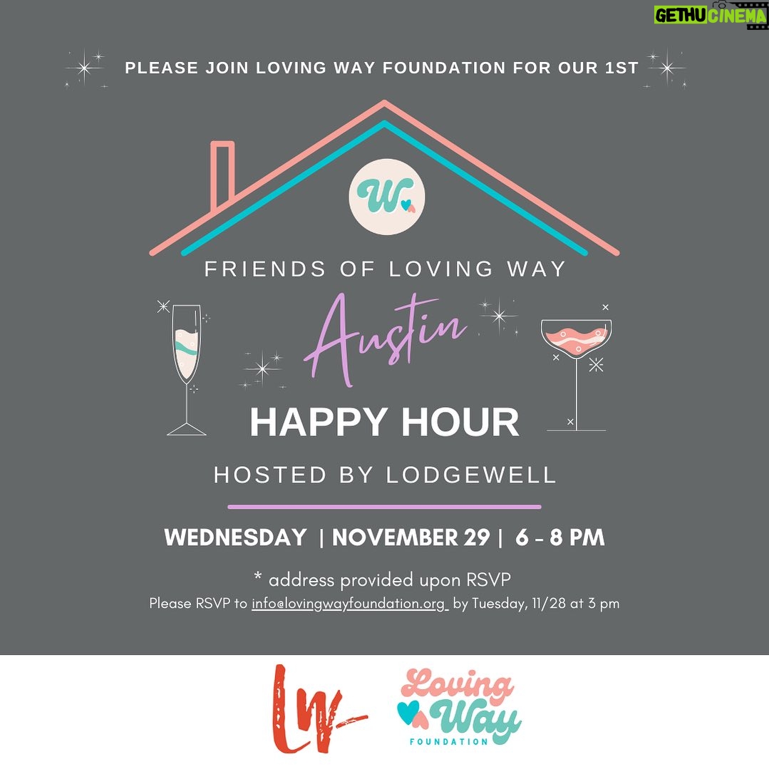 Dawn McCoy Instagram - Austin friends 🇨🇱, Join us this Wednesday 11/29 for a casual happy hour at a historical Austin home to learn more about @lovingwayfoundation and how to support our nonprofit, kiddos & families! *Hosted by @lodgewell at a VERY special historical home in the downtown Austin area.❤️ Please RSVP via DM here or Into@LovingWayFoundation.org by Tues 11/28 at 3 pm to join us and we’ll send the address. We cannot wait to see you! * please feel free to share @lovingwayfoundation @lodgewell #LovingWayFoundation #LovingWay Austin, Texas
