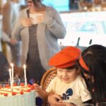 Dawn McCoy Instagram - Thank you so much to our little pack of love and support who showed up to @monsieurmarcelfm to celebrate our little miracle boy’s 4th birthday - Celebrating him with all things he loves: French food. Cake. Music. And, most importantly, his PEOPLE.❤️🇫🇷🎂 And, thank you especially @irik for capturing the magic of the evening in this sweet video.🫶 Tee: @thepinetorch ❤️ Monsieur Marcel Gourmet Market and Restaurants