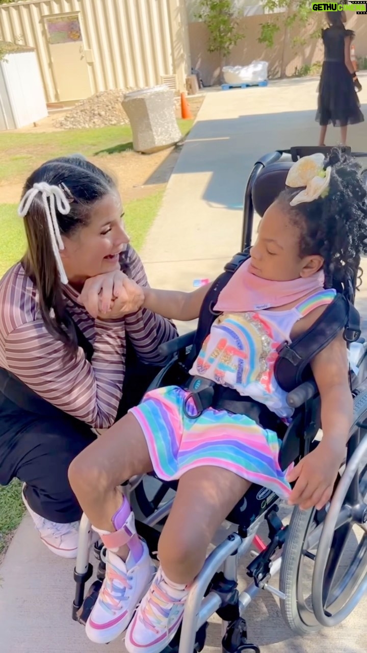 Dawn McCoy Instagram - Happy Birthday Week, Christi Jo! ๐๐ Waylon & I got to know Christi Jo & her amazing mama @b___day through our therapies at the same treatment center and then we got to connect on a personal level at @holtonsheroes HEROween - and then again at @lovingwayfoundation HALLOway. It was at HEROween where Christi Joโs mama captured this sweet moment between Christi Jo & I. It broke my heart wide open then and brings tears to my eyes even today. It takes SO much energy, effort and focus for our kiddos to control their motor movements - so when Christi Jo reached up to touch my face? WellโฆI knew that meant that we were friends.๐ฅฐ Please join me in wishing Christi Jo a happy birthday and letโs send some extra love her way by commenting below.๐ฉท๐๐๐ #HoltonsHeroes #LovingWayFoundation Los Angeles, California