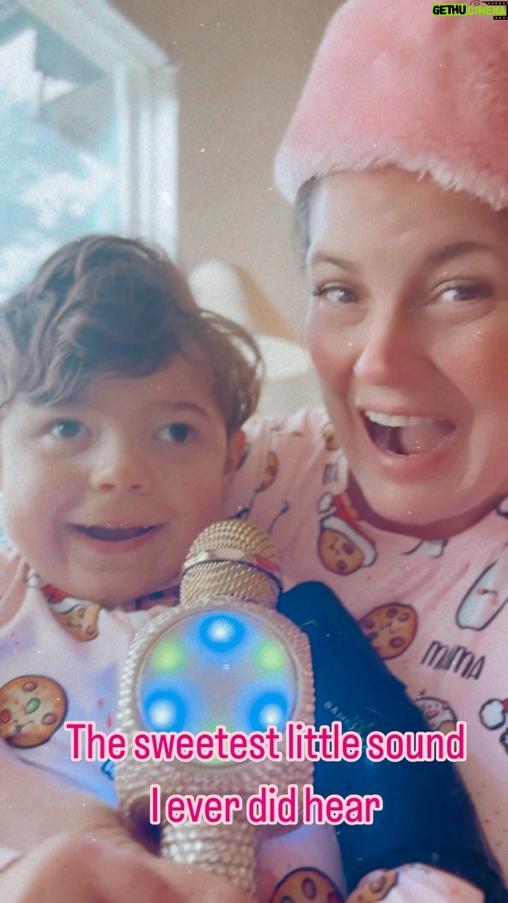 Dawn McCoy Instagram - He has so much to say. Waylon’s brain damage may make it where he cannot talk, But he is Trying… Trying… Trying… And we HEAR him and celebrate every single sound he makes. One of the highlights of my year was hearing his beautiful voice on Christmas morning when we tried out his glam microphone that Santa had left for him. And, my little music-loving maestro responded to it more than he’s ever responded to a gift before. I thought my heart was gonna burst it made me so happy, y’all. A day after his Survivorversary, I am thinking of how much he LIVES!!🙌🏼🙌🏼🙌🏼 #WaysWINSday (on Thursday) #JusticeForWaylon *Bling Microphone is @trendtechbrands - available at @neimanmarcus **PJs are @_littlenavy
