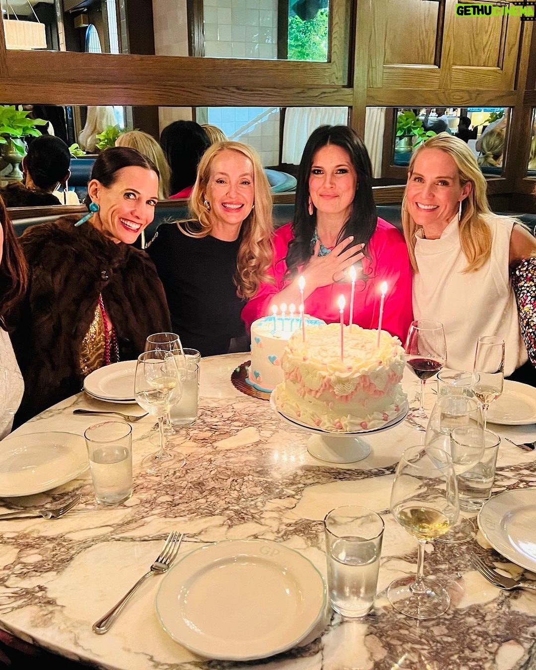 Dawn McCoy Instagram - Today may be my birthday, but last Saturday, my dear Dallas girls celebrated me with the most love-filled evening at Green Point.šš©µš©· We all attended and graduated from Episcopal School of Dallas and I looked up to every single one of these girls in high school (they were all 1 or 2 grades above me and just the COOLEST) - and I STILL look up to them today. But I also have seen them stand next to me and WITH me through the impossible. All mamas, our friendships were made even stronger when the unfathomable happened to my sweet baby. They have never made me feel like the dark is too dark⦠They have reminded me again and again of my light. And they have helped carry me. And when I come to Dallas - I feel like the pink carpet is being rolled out every single time. They surround you in a big hug of love. Thatās just who they are. As they brought out the 2 beautiful birthday cakes - including a Loving Way custom-designed cake - my theme song spontaneously came on⦠Matthew Wilderās āBreak My Strideā (think 80s roller-skating date)⦠And it made me cry!! (The moment was captured right in this first photo) Here I was, surrounded so much LOVE - bathed in it - and on comes this magical song that has been such a heartbeat throughout my life. Nothing is accidental to me. The magical things⦠The good things⦠The terrible things⦠There seems to be a purpose to it all right nowā¦even when I struggle to understand it. But something as simple as being surrounded by precious friends as my theme song plays while my birthday cakes are coming out? To me, thatās a much bigger sign than even a birthday can hold. Thank you, @hfergjewels @kateswaildesigns @nicoleseanorrusso @katieleefick & @lindsmathesjames for making my birthday so incredibly special and memorable.š©µš©·š©µš©·šš Dallas, Texas