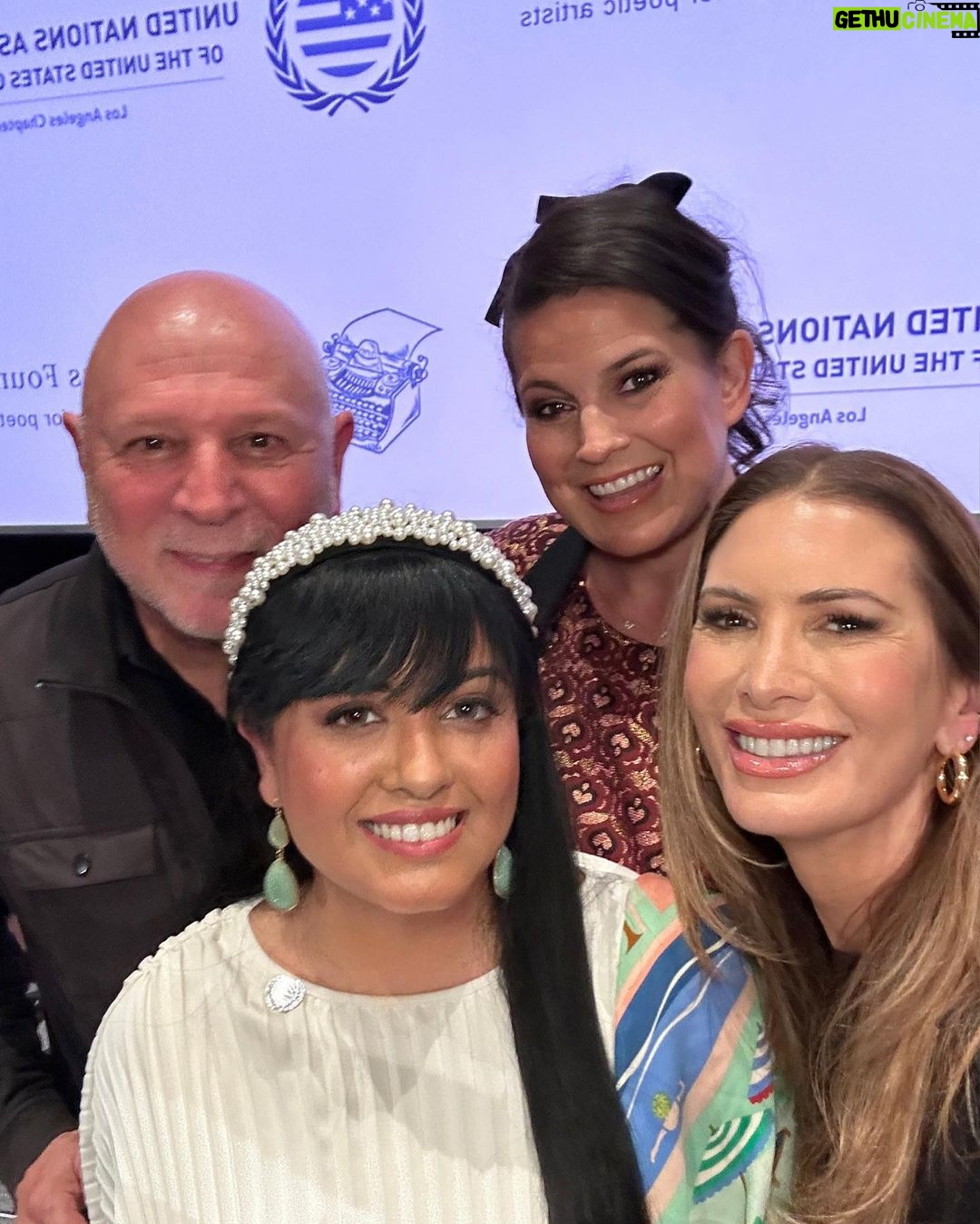 Dawn McCoy Instagram - In honor of World Children’s Day today, yesterday I moderated a panel with United Nations Association Los Angeles and the Ruth Weiss Foundation at UCLA with inspiring leaders of change in the lives of children. I was so proud that not only I was able to represent @LovingWayFoundation - but was joined by our board member, Christina Zilber @czjouer, Founder of @jouercosmetics and @unicef Ambassador. We were also joined by @Disney writer & children’s advocate, @shruthimathur and Jerry Cimino, director of The Beat Museum. The panel conversation intentionally and thoughtfully dove deep throughout and I concluded the candid conversation with this question… “What event or circumstance have you lived through that many would deem unlivable?” I chose this because, yes, my son and I have survived the impossible - but more so to provide hope to those women and children who are living through the seemingly impossible as we speak. Life happens both to us and for us. When we’re in the midst of trauma, there’s no other way to feel than the acts are being committed “to” us or “against” us. But after…in the healing process… For many of us - and all of us on this panel - there’s a shift - In belief, I suppose, more than anything else. A shift to believe… That out of what was done TO us we can choose to move forward by looking for how it can work FOR us and help us help others navigate their trauma through our own experience and heart. I am so honored to have been part of the conversation yesterday… And I look forward to where the continuing conversation will carry us. UCLA - James Bridges Theater