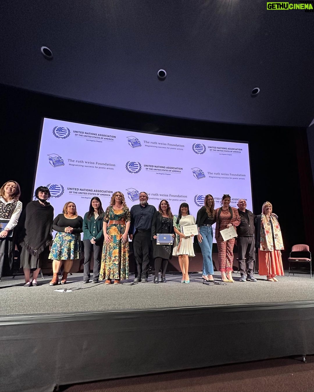 Dawn McCoy Instagram - In honor of World Children’s Day today, yesterday I moderated a panel with United Nations Association Los Angeles and the Ruth Weiss Foundation at UCLA with inspiring leaders of change in the lives of children. I was so proud that not only I was able to represent @LovingWayFoundation - but was joined by our board member, Christina Zilber @czjouer, Founder of @jouercosmetics and @unicef Ambassador. We were also joined by @Disney writer & children’s advocate, @shruthimathur and Jerry Cimino, director of The Beat Museum. The panel conversation intentionally and thoughtfully dove deep throughout and I concluded the candid conversation with this question… “What event or circumstance have you lived through that many would deem unlivable?” I chose this because, yes, my son and I have survived the impossible - but more so to provide hope to those women and children who are living through the seemingly impossible as we speak. Life happens both to us and for us. When we’re in the midst of trauma, there’s no other way to feel than the acts are being committed “to” us or “against” us. But after…in the healing process… For many of us - and all of us on this panel - there’s a shift - In belief, I suppose, more than anything else. A shift to believe… That out of what was done TO us we can choose to move forward by looking for how it can work FOR us and help us help others navigate their trauma through our own experience and heart. I am so honored to have been part of the conversation yesterday… And I look forward to where the continuing conversation will carry us. UCLA - James Bridges Theater
