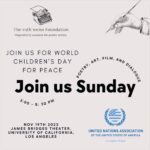 Dawn McCoy Instagram - The United Nations Association of Los Angeles is proud to partner with the @ruthweissfoundation to commemorate World Children’s Day at UCLA. Join our community of holistic humanitarians for an inspiring afternoon of poetry, film, art, and dialogue 🇺🇳🙏🏽✨