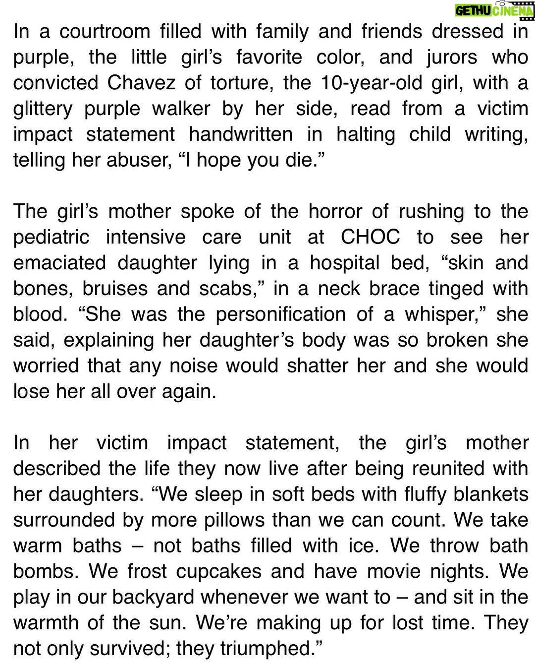 Dawn McCoy Instagram - Today, one of our @lovingwayfoundation families got the justice they deserved…and one of our beloved Loving Way Advisory Board members, DDA Bethel Cope-Vega of Orange County, successfully prosecuted the case that resulted in a conviction and a 7-year & 10-month + 7-to-life sentence of the stepmother who abused and tortured the 10-year-old girl. That last part is the important detail here. This is a LIFE SENTENCE - as long as the parole board chooses to keep her incarcerated - and she will serve almost 15 years before being up for parole. We want to send our love to the victim and her mother and siblings who have lived through the impossible. We pray that this new chapter is a healing and happy one, filled with… Soft beds & fluffy blankets…. Warm baths & bath bombs… Cupcakes & movie nights… And unlimited sunshine on your faces. We sent flowers with our Loving Way colors on behalf of Loving Way to DDA Bethel who helped make this justice possible - and who not only helps prosecute for the children in her jurisdiction but helps support and protect all children, including Waylon and so many more abuse victims through both her career and her service through Loving Way Foundation. 🩵🩷 “We sleep in soft beds with fluffy blankets surrounded by more pillows than we can count. We take warm baths – not baths filled with ice. We throw bath bombs. We frost cupcakes and have movie nights. We play in our backyard whenever we want to – and sit in the warmth of the sun. We’re making up for lost time. They not only survived… They triumphed.” (The mother of the victim/warrior in her impact statement) Orange County, California