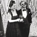 Dawn McCoy Instagram - Truman Capote had his swans in Babe & Gloria… I’m Matt Marr’s. 🦢 Listen, we all know my life is not all balls and gowns and swans and champagne cocktails. We know this. But it sure feels sweet to get glammed up every now and then and be invited to fun events like this one - the Capote-inspired Black & White Ball at the Waldorf Astoria @waldorfbevhills, hosted by @thesupperclub. I love that my work life is rich and brings me events and opportunities like this one - A BALL - the kind I used to dream about as a little girl. I am so, so grateful to be able to do what I do for a living - and then to get to share it with friends like Mattie who are accomplishing their dreams, too? Well…that makes sweet moments like this even sweeter. Thank you @hillhouse for dressing me in this gorgeous gown… Thank you @kellygolightly x @bethladdcollections for letting me debut these stunning swan earrings and this shimmering swan clutch from your new collaboration (launching in November)… Thank you @christophermilesmakeup for this dream-come-true makeup… Thank you @friartux & @dconte05 for dressing Mattie. And thank you Mattie @themattmarr for always being up for my whimsy and living life in color with me…even when we’re in black and white. This first photo is most definitely a framer of me and my best friend. 🖤🦢🤍 📷: @pamelagarciaphoto Waldorf Astoria Beverly Hills