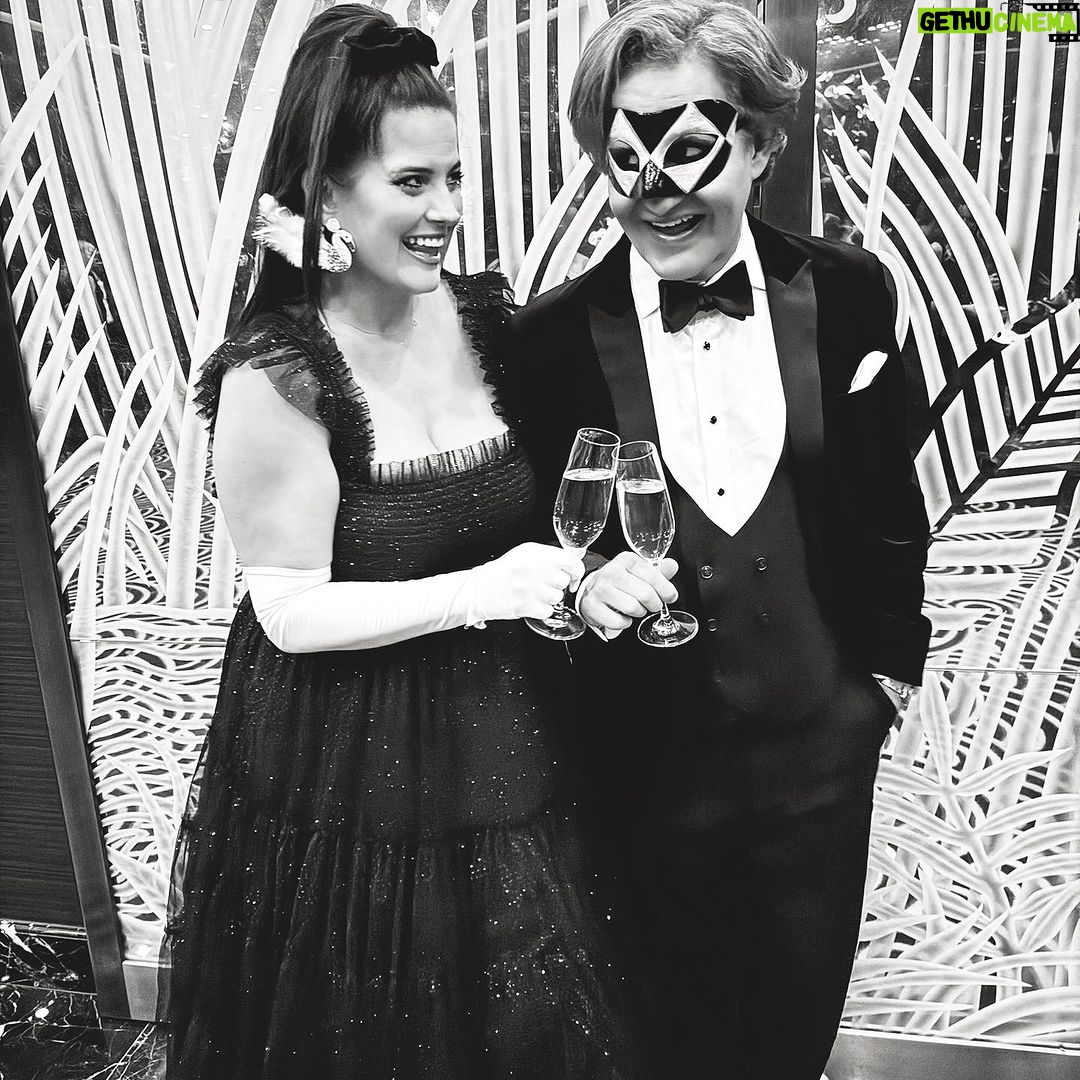 Dawn McCoy Instagram - Truman Capote had his swans in Babe & Gloria… I’m Matt Marr’s. 🦢 Listen, we all know my life is not all balls and gowns and swans and champagne cocktails. We know this. But it sure feels sweet to get glammed up every now and then and be invited to fun events like this one - the Capote-inspired Black & White Ball at the Waldorf Astoria @waldorfbevhills, hosted by @thesupperclub. I love that my work life is rich and brings me events and opportunities like this one - A BALL - the kind I used to dream about as a little girl. I am so, so grateful to be able to do what I do for a living - and then to get to share it with friends like Mattie who are accomplishing their dreams, too? Well…that makes sweet moments like this even sweeter. Thank you @hillhouse for dressing me in this gorgeous gown… Thank you @kellygolightly x @bethladdcollections for letting me debut these stunning swan earrings and this shimmering swan clutch from your new collaboration (launching in November)… Thank you @christophermilesmakeup for this dream-come-true makeup… Thank you @friartux & @dconte05 for dressing Mattie. And thank you Mattie @themattmarr for always being up for my whimsy and living life in color with me…even when we’re in black and white. This first photo is most definitely a framer of me and my best friend. 🖤🦢🤍 📷: @pamelagarciaphoto Waldorf Astoria Beverly Hills