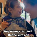 Dawn McCoy Instagram - Kisses are his favorite.💋 Second only to cuddles.🥰 Happy Friday, y’all.🩵🩷 @LovingWayFoundation #JusticeForWaylon #ChildAbuseAwareness