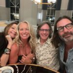 Deana Carter Instagram - This bunch is trouble & having a ball! 💞❤️💞❤️ We love getting some QT with @matracaberg & @jeff_hanna_ngdb SO much love! #palmcoastsongwriterfestival Delfinos Fine Italian Restaurant