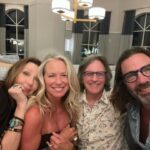 Deana Carter Instagram - This bunch is trouble & having a ball! 💞❤️💞❤️ We love getting some QT with @matracaberg & @jeff_hanna_ngdb SO much love! #palmcoastsongwriterfestival Delfinos Fine Italian Restaurant