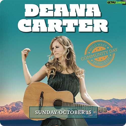 Deana Carter Instagram - MARICOPA, AZ! Come see me on October 15th, 2023 at the Wild West Music Fest! @wwmfest Get more information here: www.deana.com I hope to see you all there! #strawberrywine #womenincountry #90scountry #countrymusic #didishavemylegsforthis