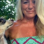 Deana Carter Instagram - My heart is absolutely broken today. 💔 My sweet Georgie is warming the hearts of angels now. What a perfect little gift & immense Blessing she was to me. Wait for me in Heaven, G. Cant wait to cuddle up to you again. I love you. ❤️