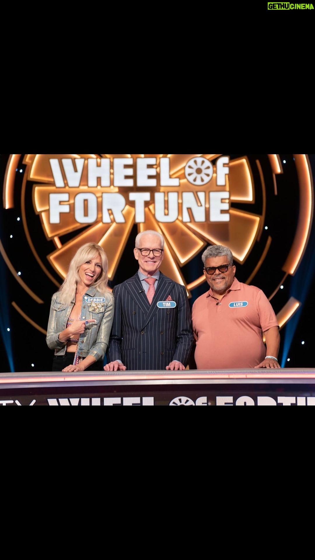 Debbie Gibson Instagram - I can SHAKE IT but can I SPIN IT?!? 😉 You be the judge! Tune in to Celebrity Wheel of Fortune TOMORROW at 9/8c on ABC to see me play with @timgunn and @loueyfromthehood!! It wasn’t ONLY IN MY DREAMS to be on this iconic show with these two incredible Fellas ! #Celebritywheeloffortune #gameshow #charity (**ALTERNATE VERSION w/ this video**) Who’s got the best wheel spin form??…you can be the judge! Tune in to Celebrity Wheel of Fortune TOMORROW at 9/8c on ABC to see me play with @timgunn and @loueyfromthehood! WE HAD A BLAST! It was a pleasure fellas! #Celebritywheeloffortune Culver City