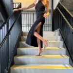 Debbie Gibson Instagram - 🖤COME CHECK THIS🖤 Full recap on press day later but for now … Cheers to the weekend everyone 🍸 Dress : @simonmillerusa Jacket : @dolcegabbana Shoes : @louboutinworld #friday #friyay #weekendvibes Los Angeles, California