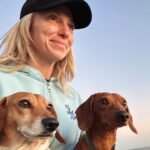 Debbie Gibson Instagram - And then there were 2 … ❤️🐶 ❤️🐶 I had this beach scenario planned for our pack of 3 🐶 🌈coming up and I’m not gonna woulda coulda shoulda cuz the Universe has plans so far beyond what we can comprehend and those hindsight 20/20 glasses are apparently sold out. But we have been bonding and processing as a pack. As a family. I’m so happy to have this moment to breathe and to feel everything because each loss we go through brings back previous loss in my experience. I’m very serene, just introspective and taking stock of what and who is important in my life. I’m very intentional with my love and energy which always feels authentic. Extra vulnerable but, I wouldn’t have it any other way. If you love hard , you’re gonna feel loss hard. And funny enough , in the wake of so much loss in the past couple of years I can only foresee loving even harder. Tomorrow is 35 Years of Lost in Your Eyes. I don’t have any fancy post prepared as things have been kinda wild and I do my social media stuff myself. Just plan to talk to you all visually or through words. The music and how you’ve all embraced it says it ALL !!! I look forward to sharing your stories and posts and please invite me to collab. Maybe one will strike my fancy ! G’night everyone 🤍 #beach #dog #dogmom #dachshundsofinstagram PS Thank you @lecafedelaplagemalibu for my amazing hoodie ! 🩵 Malibu Beach