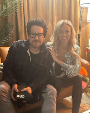 Debbie Gibson Instagram - One of the highlights of 2023 was getting to guest as The Producer in @gutenbergbway ! As this incredible show winds down it’s run, I was granted permission by the man himself @joshgad to share my rehearsal clip ! I’ve also been wanting to highlight some incredible behind the scenes moments as well so … here ya go ! Swipe for all the FUN !

1 - Rehearsal pre-show ! Incredible team to put me in … many thanx for such a FAB adventure ! 

2- Standbys @russelljdaniels and @samfred88 ! Unsung heroes of theater who have to be performance ready every waking moment. No easy task! Takes chops and guts! These two guys are sweethearts!

3 - Producer @jjabramsofficial.  Yes. THE JJ Abrams. Ya know… just another day at the office ! 

4 - When they announce your name on the PA and that it’s Saturday Night on BROADWAY 🎭 Nothing like it !

5 - @middlesex_six the phenomenal musicians with none other than the incomparable @therealjimparsons 🤍

6 - Studying my lines and cues !

7 - Had to get a group shot with the boys and Aunt Linda and Uncle Carl who were my dates for the evening.  Nobody in that entire audience laughed louder than Aunt Linda that night !

8 - The Marquee at the James Earl Jones Theater 

9 - The one and only loveliest human @andrewrannells 

10 - The coolest most talented Fellas on the BroadWAY Josh and Andrew. I can’t thank you guys enough for all you do to bring music and laughter to the people at a time where we all need it most.  Thanx for the memories !