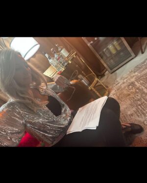 Debbie Gibson Instagram - One of the highlights of 2023 was getting to guest as The Producer in @gutenbergbway ! As this incredible show winds down it’s run, I was granted permission by the man himself @joshgad to share my rehearsal clip ! I’ve also been wanting to highlight some incredible behind the scenes moments as well so … here ya go ! Swipe for all the FUN !

1 - Rehearsal pre-show ! Incredible team to put me in … many thanx for such a FAB adventure ! 

2- Standbys @russelljdaniels and @samfred88 ! Unsung heroes of theater who have to be performance ready every waking moment. No easy task! Takes chops and guts! These two guys are sweethearts!

3 - Producer @jjabramsofficial.  Yes. THE JJ Abrams. Ya know… just another day at the office ! 

4 - When they announce your name on the PA and that it’s Saturday Night on BROADWAY 🎭 Nothing like it !

5 - @middlesex_six the phenomenal musicians with none other than the incomparable @therealjimparsons 🤍

6 - Studying my lines and cues !

7 - Had to get a group shot with the boys and Aunt Linda and Uncle Carl who were my dates for the evening.  Nobody in that entire audience laughed louder than Aunt Linda that night !

8 - The Marquee at the James Earl Jones Theater 

9 - The one and only loveliest human @andrewrannells 

10 - The coolest most talented Fellas on the BroadWAY Josh and Andrew. I can’t thank you guys enough for all you do to bring music and laughter to the people at a time where we all need it most.  Thanx for the memories !