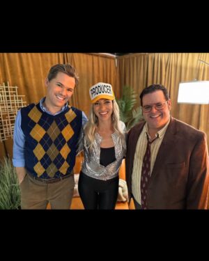 Debbie Gibson Instagram - One of the highlights of 2023 was getting to guest as The Producer in @gutenbergbway ! As this incredible show winds down it’s run, I was granted permission by the man himself @joshgad to share my rehearsal clip ! I’ve also been wanting to highlight some incredible behind the scenes moments as well so … here ya go ! Swipe for all the FUN !

1 - Rehearsal pre-show ! Incredible team to put me in … many thanx for such a FAB adventure ! 

2- Standbys @russelljdaniels and @samfred88 ! Unsung heroes of theater who have to be performance ready every waking moment. No easy task! Takes chops and guts! These two guys are sweethearts!

3 - Producer @jjabramsofficial.  Yes. THE JJ Abrams. Ya know… just another day at the office ! 

4 - When they announce your name on the PA and that it’s Saturday Night on BROADWAY 🎭 Nothing like it !

5 - @middlesex_six the phenomenal musicians with none other than the incomparable @therealjimparsons 🤍

6 - Studying my lines and cues !

7 - Had to get a group shot with the boys and Aunt Linda and Uncle Carl who were my dates for the evening.  Nobody in that entire audience laughed louder than Aunt Linda that night !

8 - The Marquee at the James Earl Jones Theater 

9 - The one and only loveliest human @andrewrannells 

10 - The coolest most talented Fellas on the BroadWAY Josh and Andrew. I can’t thank you guys enough for all you do to bring music and laughter to the people at a time where we all need it most.  Thanx for the memories !