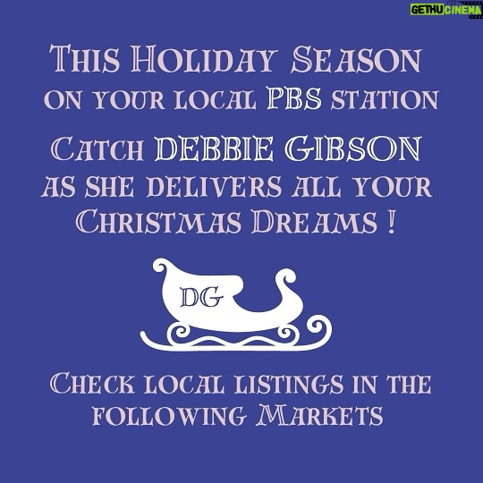 Debbie Gibson Instagram - π€π²πTHIS JUST IN ! ππ²π€ My @pbs Winterlicious Soundcheck Special is airing 80 times in 50 cities ! Swipe for details ! Artwork : Gendra Williams #music #livemusic #holidays PBS