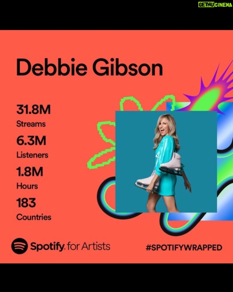Debbie Gibson Instagram - Thank you @spotify listeners steadfast and true and … new !!! 🧡💜🧡💜🧡💜 Swipe to see how many new listeners joined our amazing community !!! Thank you @diamonddebheads #Debheads and #Prouddebheads for the ongoing love and support ! 💎🍸 Photo : @spanosphoto #music #community #fans #debbiegibson #spotifywrapped