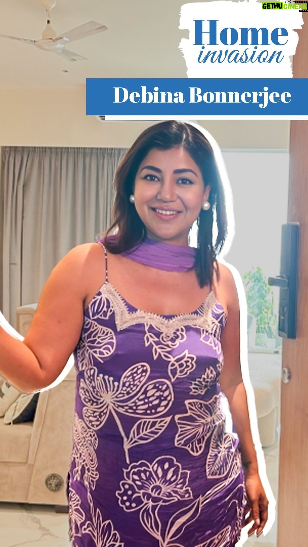 Debina Bonnerjee Instagram - @debinabon recently invited us to invade her house and it gave us all the homey vibes 🥰🏡 Head to our youtube channel for the full episode 💫 . . . #reels #homeinvasion #trendingreels