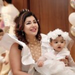 Debina Bonnerjee Instagram – It seems just yesterday that this little wonder came into our life and I can’t thank God enough for this surprise for me… This little wonder reinstates the fact that we plan something but God has a different and a much better plan for us..
I looooove you my Chiku to 1000 times the moon and back. My darling divisha , my little wonder. 
Every picture is a story 
meticulously thought of dress code … white being the colour of dream , a surreal feeling.. of beauty , of divinity, of wonder 
Wings yes simply a fairy.. but also wishing the babies the courage to fly .. we as parents would be the wind 
God bless you my darlings 🪽🤍
.
.
Debina outfit : @shilpsaxena 
Gurmeet outfit : @shilpsaxena 
Babies outfit : @firstlittlesmileindia 
.
.
.
#celebration