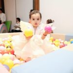 Debina Bonnerjee Instagram - Story continues ……….. A play area is a must when you have little people in your party. And I managed to find a pastel colour soft play area going with my aesthetics. (Ha ha. ) Celebrating with my new bunch of friends. The new mamas on the block Lianna‘s learning Centre, friends. . Some more from #divisha1st #birthday #celebration #photodump