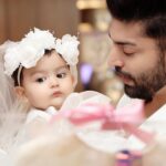 Debina Bonnerjee Instagram - It seems just yesterday that this little wonder came into our life and I can’t thank God enough for this surprise for me… This little wonder reinstates the fact that we plan something but God has a different and a much better plan for us.. I looooove you my Chiku to 1000 times the moon and back. My darling divisha , my little wonder. Every picture is a story meticulously thought of dress code … white being the colour of dream , a surreal feeling.. of beauty , of divinity, of wonder Wings yes simply a fairy.. but also wishing the babies the courage to fly .. we as parents would be the wind God bless you my darlings 🪽🤍 . . Debina outfit : @shilpsaxena Gurmeet outfit : @shilpsaxena Babies outfit : @firstlittlesmileindia . . . #celebration
