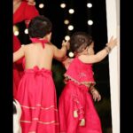 Debina Bonnerjee Instagram - When the whole family is in town it’s indeed a very Happy Diwali ✨❤️ Wishing you all love, light and happiness always 🥰 . . Debina wearing @aachho Gurmeet wearing @saundhindia Babies wearing @monkandmei @meizuluxury . . #HappyDiwali #Family #BetterTogether