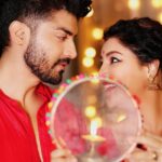 Debina Bonnerjee Instagram – A lifetime of joy, love, and intimacy ✨❤️
Happy Karwa-Chauth from us to you all 🌙🙏🏻
.
📸: @sk_.click 
.
.
#happykarwachauth #love #blessings