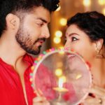 Debina Bonnerjee Instagram - A lifetime of joy, love, and intimacy ✨❤️ Happy Karwa-Chauth from us to you all 🌙🙏🏻 . 📸: @sk_.click . . #happykarwachauth #love #blessings