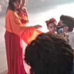 Debina Bonnerjee Instagram - Moments like this ❤️ This one is obviously the most special #iykyk 😉 Thank you @shivanee_saraf for putting across sucha beautiful thought for @barrooni.in collection The thought : To be structured and messy at the same time and every “mother” will just get it since we are on a role to shine get our confident going, keep things structured and yet we are messy too haha!! To good times and making the best memories with my little girls❤️ . Outfit both mommy babies : @barrooni.in 👠 : @Sana.k.official Hair : @irshad__hair Styled by : @simrankhera5 Managed by : @jeevitaoberoi . Thank you @timesfashionweek . . #debinabonnerjee #love #bombaytimesfashionweek