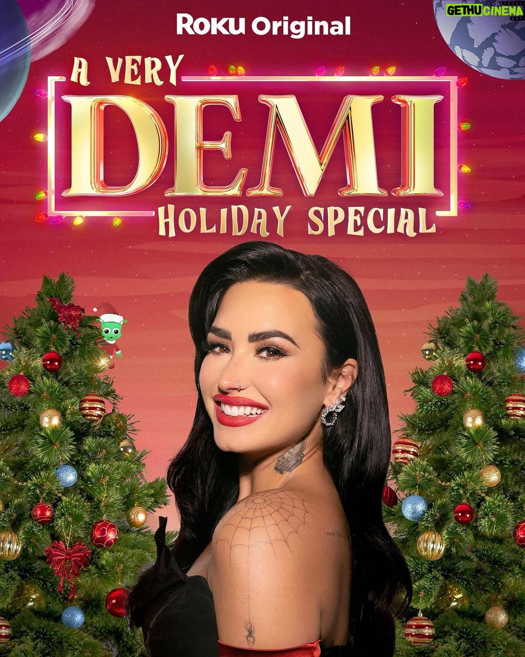 Demi Lovato Instagram - Premiering on roku December 8 🎄❤️@obb @therokuchannel