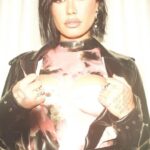 Demi Lovato Instagram – A little latex moment..
