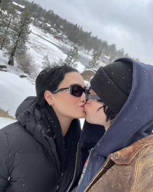 Demi Lovato Instagram - Ended the new year like this ✨ wishing you all the best for 2023 🖤
