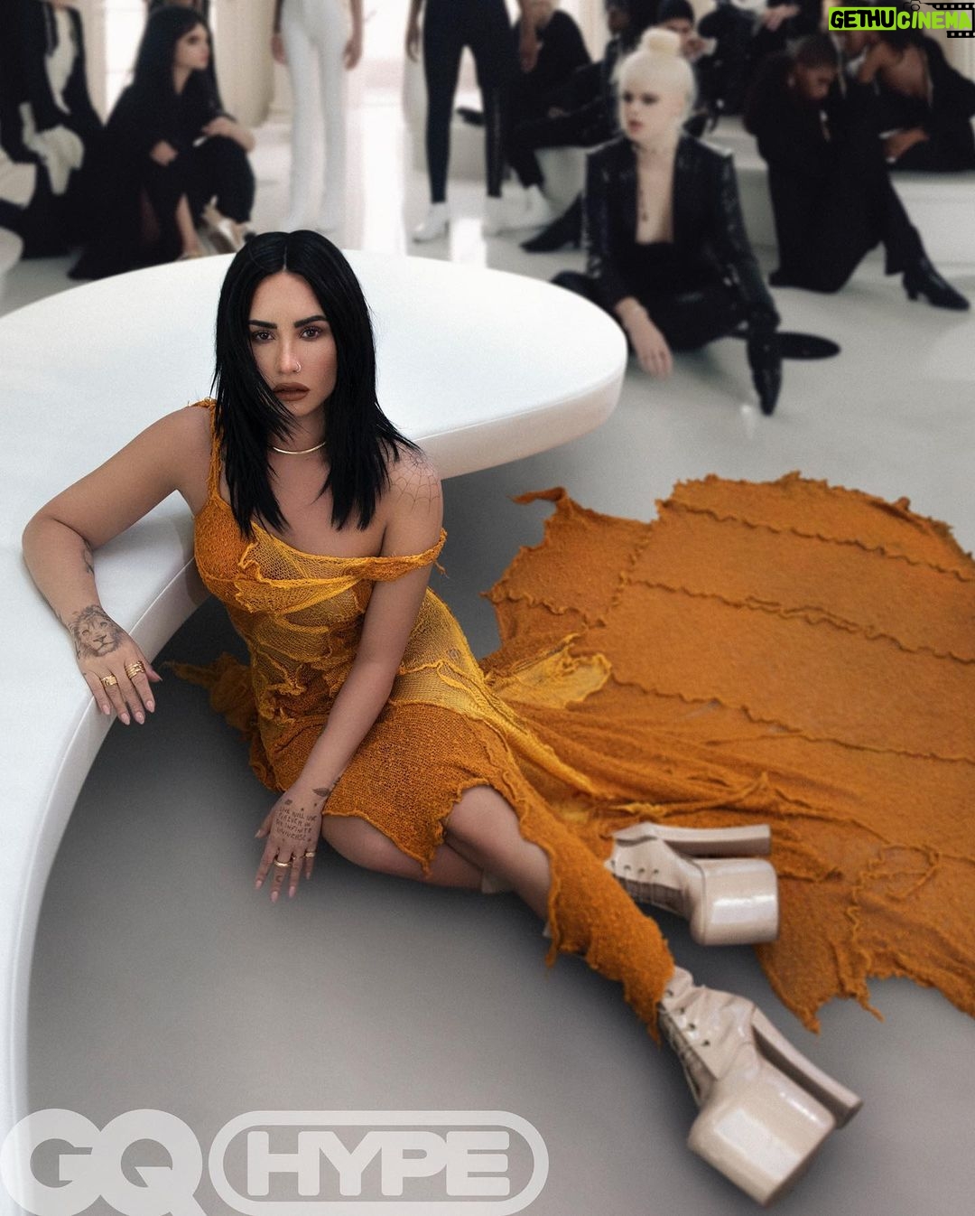 Demi Lovato Instagram - Thank you @gqspain Photography, Jacques Burga (@jacquesburga) Creative Director, Alexander Roth (@alexanderdroth) Styling, Jared Ellner (@jaredellner) A.I. Imaging, Luke Nugent (@lukenugentstudio) Creative Producer, Chris Hughes (@_chrishughes) Makeup, Jill Powell with crowdMGMT (@jillpowellglam) Hair Styling, César Deleon Ramirez (@cesar4styles) General Producer, Nilufer Satorius (@nilufersatorius @brunnei_official) Executive Producer, Detron Nelson (detraviadelta) Assistant Hair Styling, Valerie Rosen Assistant Styling, Jess Mcatee and Alexandria Smith Assistant Photography, Milo Fontanez Special thanks to Begum Sen and Adnan Sen for photoshoot at Sen properties Beverly Hills @senproperties Interview, @patriciamorenob Talent Manager, @loretoquintanillacasas Lettering, @fervallespin