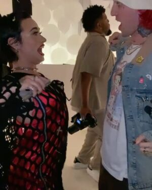 Demi Lovato Instagram - Life has become so enriched by you. Life has become a dream come true. I’m so beyond grateful to have found my person in you. Falling asleep and waking up next to my best friend has made me so filled w joy I can’t even begin to explain.. my best friend, soul mate, twin flame, honeybun.. and the list goes on… the fun and laughs never stop w you.. I can be my weirdest goofy self and you never judge me 🤓Thank you for making me the happiest lil thing on earth.. happy first Valentines day together.. I love you @jutesmusic 🥰🥰