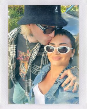 Demi Lovato Instagram - Life has become so enriched by you. Life has become a dream come true. I’m so beyond grateful to have found my person in you. Falling asleep and waking up next to my best friend has made me so filled w joy I can’t even begin to explain.. my best friend, soul mate, twin flame, honeybun.. and the list goes on… the fun and laughs never stop w you.. I can be my weirdest goofy self and you never judge me 🤓Thank you for making me the happiest lil thing on earth.. happy first Valentines day together.. I love you @jutesmusic 🥰🥰