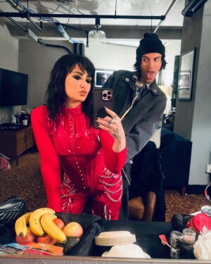Demi Lovato Instagram - Life has become so enriched by you. Life has become a dream come true. I’m so beyond grateful to have found my person in you. Falling asleep and waking up next to my best friend has made me so filled w joy I can’t even begin to explain.. my best friend, soul mate, twin flame, honeybun.. and the list goes on… the fun and laughs never stop w you.. I can be my weirdest goofy self and you never judge me 🤓Thank you for making me the happiest lil thing on earth.. happy first Valentines day together.. I love you @jutesmusic 🥰🥰