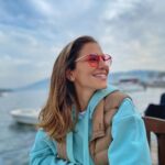Derya Beşerler Instagram - Burgazada ne güzelsin💙 Bir tatlı huzur, bir nefes aldım gidiyorum🙏🏻✨ Burgazada, Istanbul, Turkey